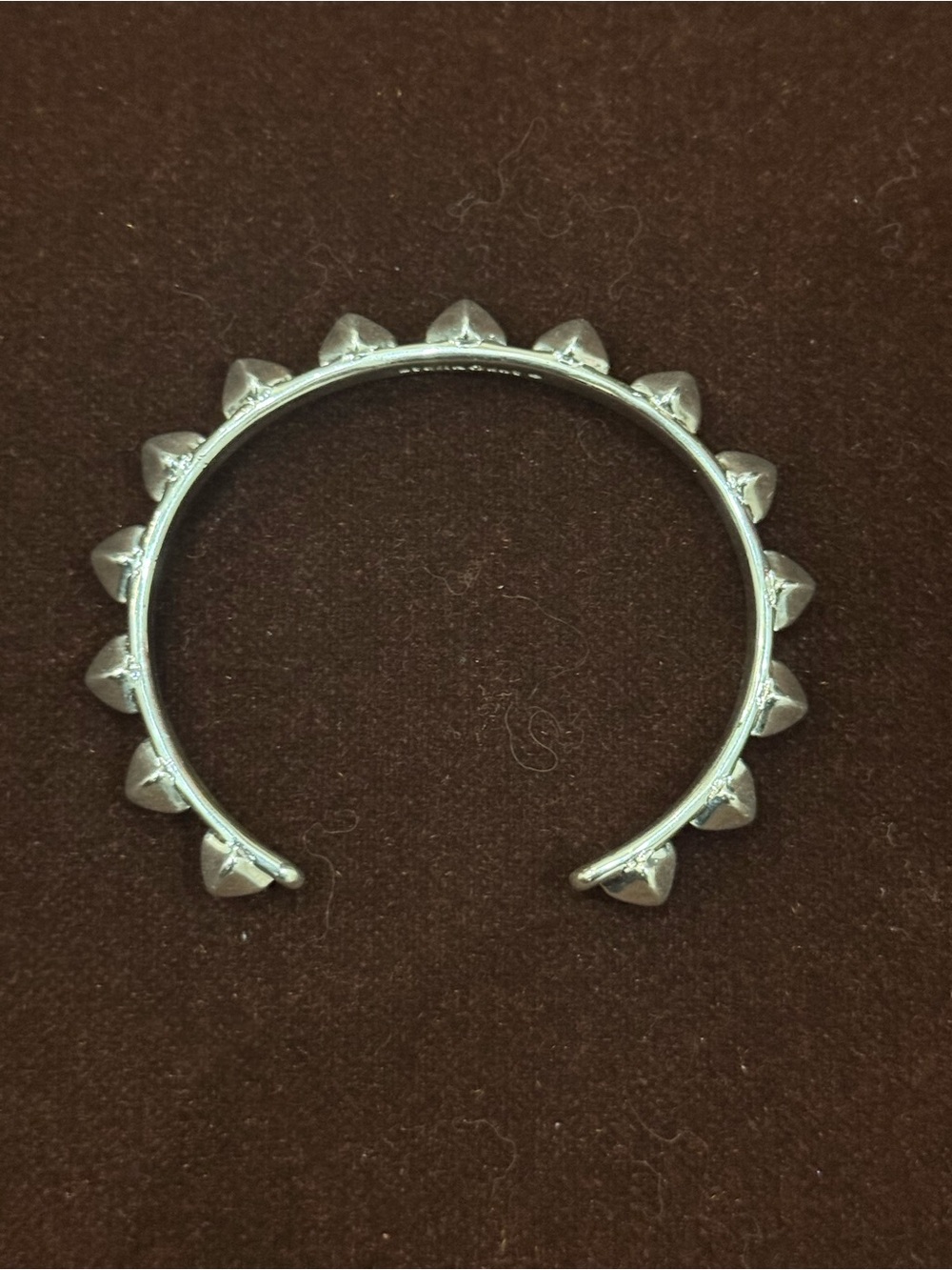 Stella & Dot Silver Spike Accent Cuff Bracelet - Women Jewelry